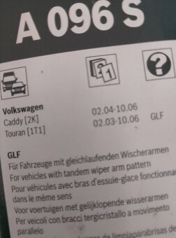 Stěrače Touran Caddy - 2