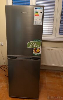 Chladnička s mrazničkou Goddess - nerez - 2