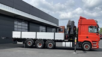 DAF CF510 8x2 - valník s hydraulickou rukou FASSI - 2