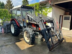 Zetor 7245 s čelním nakladačem s SPZ - 2