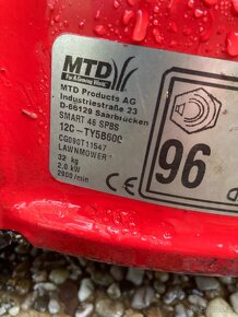Benzínová sekačka MTD na náhradní díly - 2