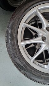 ORIGINÁLNÍ alu kola BBS - Porsche 17" 5x130 + zimní pneu - 2