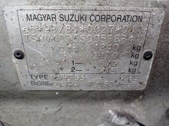 Suzuki Swift 1.3 50kw rok 99 - 2