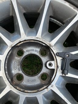 4x Alu disky, ráfky 6,5Jx16 H2 ET46 z Ford Mondeo - 2