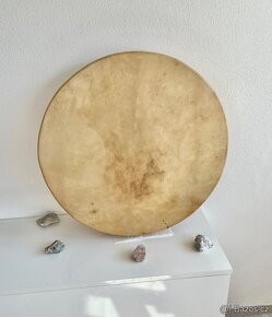 Šamanský buben z jelení kůže 60 cm - 2