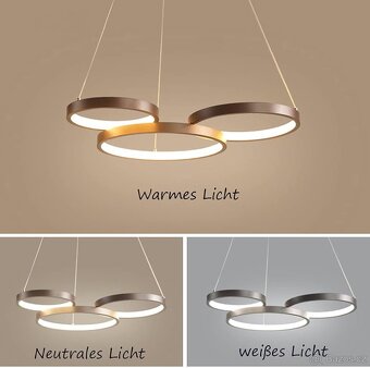 LED závěsné světlo Stmívatelné s dálkovým ovládáním - 2