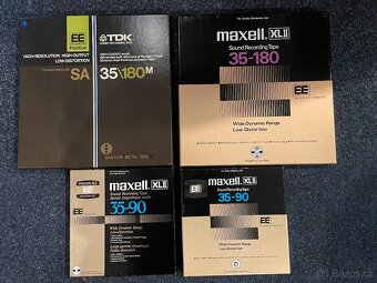 magnetofonové pásky EE Maxell a TDK - 2