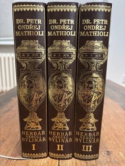 Dr. Petr Ondřej Mathioli Herbář neboli Bylinář I.,II.,III - 2