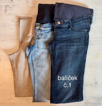 Balík těhotenského oblečení 38/40 - 2
