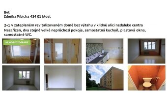 Byt 2+1, 54m2 Zd. Fibicha, bl. 314 v Mostě - 2