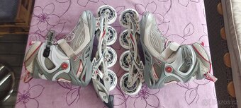 Dámské inline brusle FILA č.42, nové kolečka a ložiska ,,TOP - 2