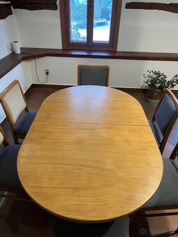 Jídelní set stůl + 6 židlí - 2