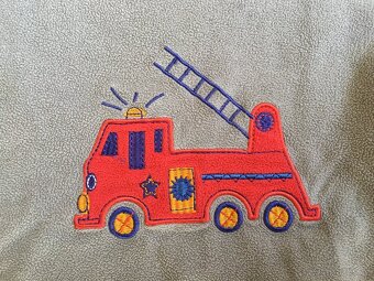 Fleecová mikina hasiči vel. 104 - 2