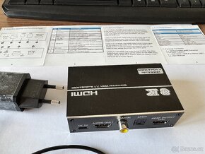 Zvukový extraktor převodník ATMOS ARC/eARC s HDMI 4K - 2