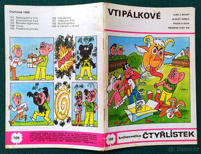 ČTYŘLÍSTEK č. 166/1989 VTIPÁLKOVÉ hledaný - 2