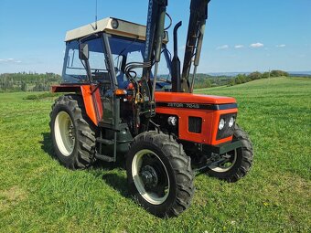 ZETOR 7245 S ČELNÍM NAKLADAČEM QUICKE 330 - 2