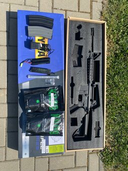 Airsoft CM.007 M4 RIS celokov BLUE Edition CYMA - 2