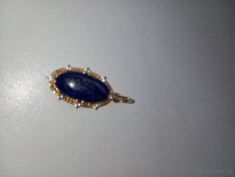 Přívěsek s Lápis Lazuli ve stříbře (Ag) - 2