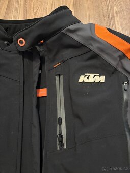 KTM moto bunda + kalhoty + rukavice – komplet výbava - 2