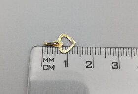 Zlatý přívěsek 0,30g, 14 kt, 585/1000 - 2