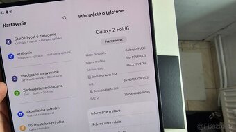 Samsung Galaxy Z Fold 6 modrý 12/256GB -aj vymením - 2