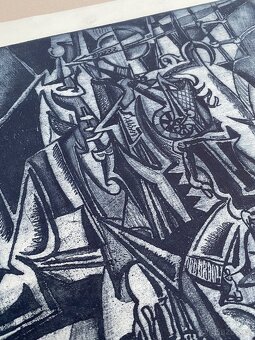 Jiří Kodym / komb.tech / grafika / velkoformátová / 1968 - 2