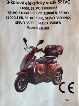 3-kolový elektrický vozík SELVO - 2