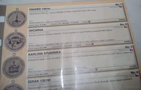 Katalog turistických známek ČR + známky - 2