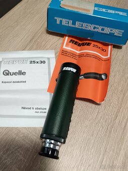 Dalekohled monokulár Revue 25x30 raritní stav - 2