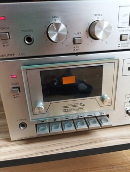 Retro hifi věž MBO - Zesilovač A30 a kazetový deck CD30 - 2