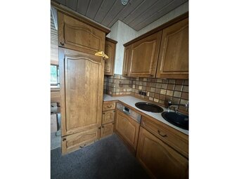 Dubová rustikální kuchyňská linka včetně spotřebičů,5045 - 2