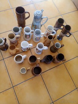 Prodám pivní skleničky keramika atd. viz foto - 2