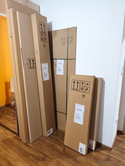 Sestava ložnice Nora, bílá/grafitová - 2