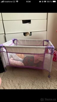 Detska postylka pro panenky s panenkou - 2