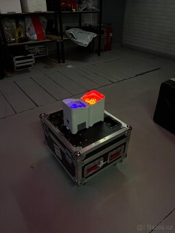 💡 Battery PAR LED 6×18W RGBAW+UV vč. case – na prodej 💡 - 2