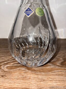 Křišťálová karafa s podnosem - 2