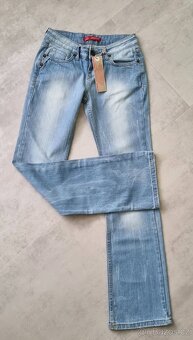 Světlemodré dámské džíny Phard - 2