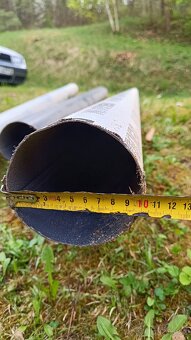 Okapy 100mm průměr - barva antracit a pozink - 2