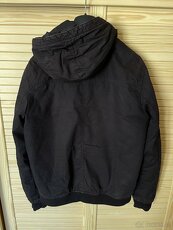 Zimní bunda s kapucí Clockhouse, černá, velikost M - 2