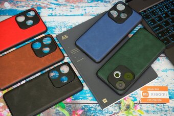 Pouzdro s koženkovými zády pro Xiaomi, Redmi a Poco - 2