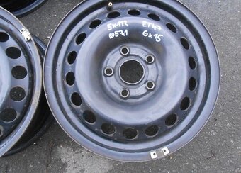 Plechové disky 15",rozteč 5x112,ET 47,šíře 6J, střed 57,1 - 2