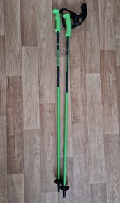 Lyžařské hole ELAN LITEROD 110 cm neon green/blue - 2