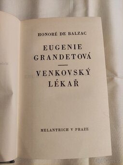 VENKOVSKÝ LÉKAŘ - Honoré De Balzac - 2