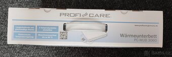 NOVÁ Elektrická deka Profi-Care, bílá, 70x150cm, 60W - 2