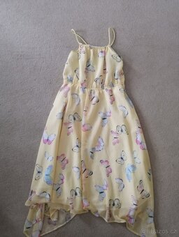 Šaty motýl na ramínka H&M vel.134 - 2