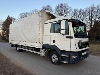 Man TGL 12.220, EURO6, 365tkm, hydr.čelo,plachta, 2015 - 2