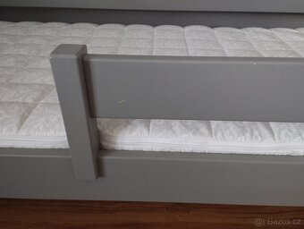 Dřevěná postel 180x80 + matrace- nepoužitá - 2