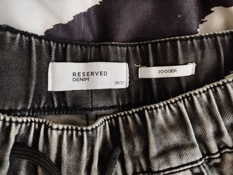 Pánské kalhoty Reserved Joggers velikost 30/32 - 2