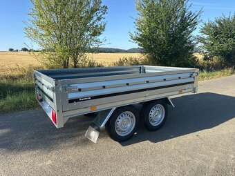 Přívěsný vozík nebrzděný do 750kg , dvě nápravy 2x 750kg - 2