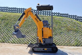 minirypadlo, minibagr, bagr motor yanmar - 2